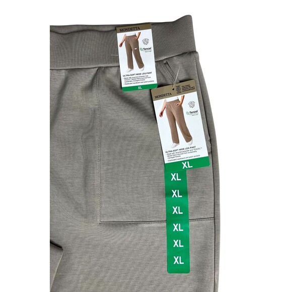 Mondetta Women's Heavier Ultra Soft Wide Leg Pant  Size XL  NWT   Tan - Picture 6 of 10